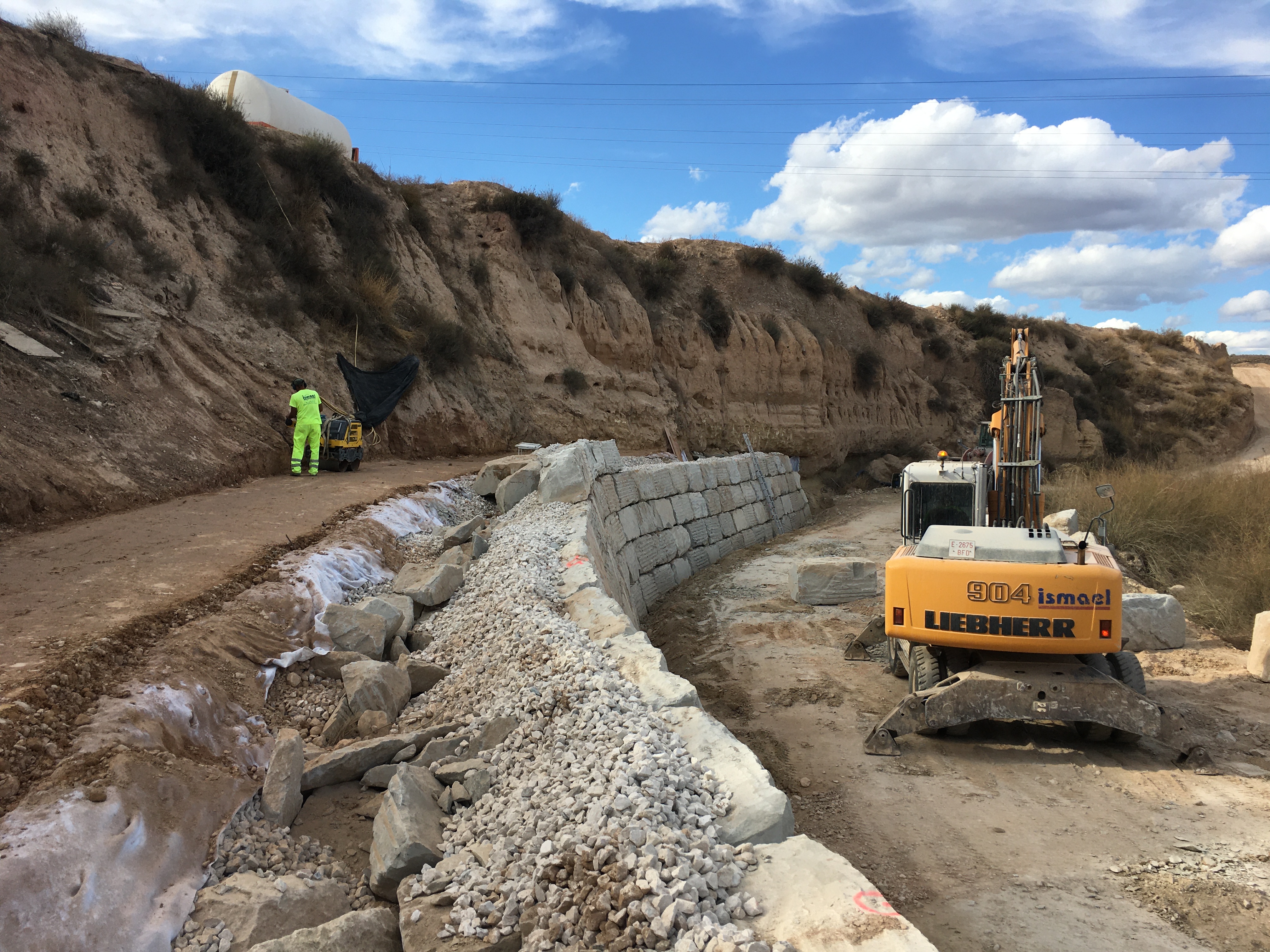 PROYECTO DE CONSTRUCCIÓN DE MURO DE ESCOLLERA EN EL BARRANCO DE LAS OVEJAS (ALICANTE)